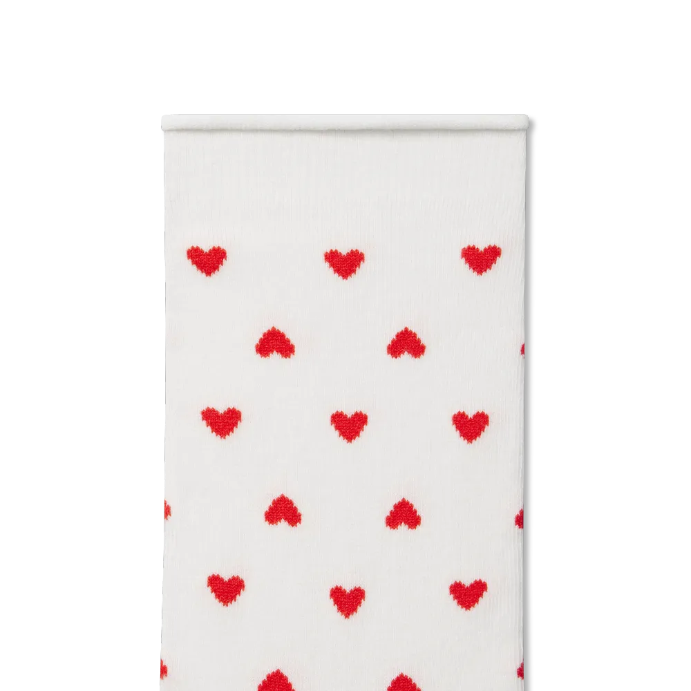 Women¡¯s Hearts Half Calf Socks