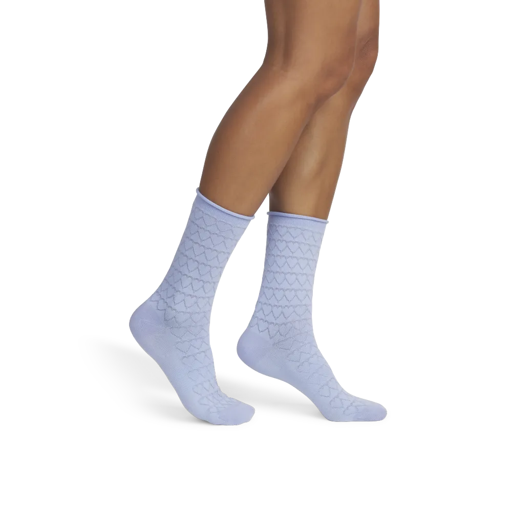 Women¡¯s Hearts Half Calf Socks