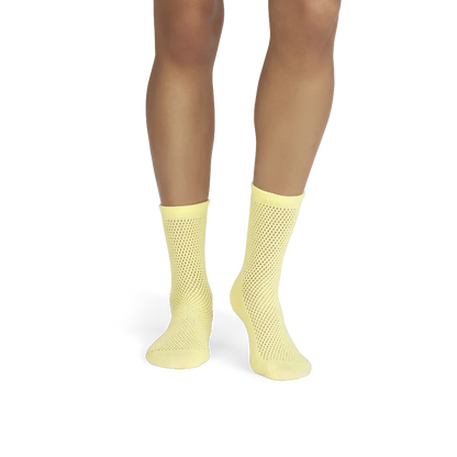 Women's Open Knit Half Calf Socks