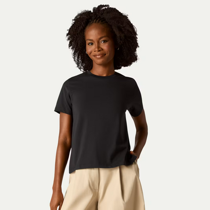 Women's Pima Cotton Crew Neck T-Shirt 6-Pack