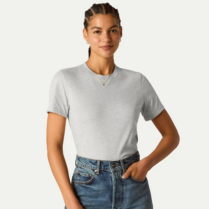 Women's Pima Cotton Crew Neck T-Shirt 6-Pack