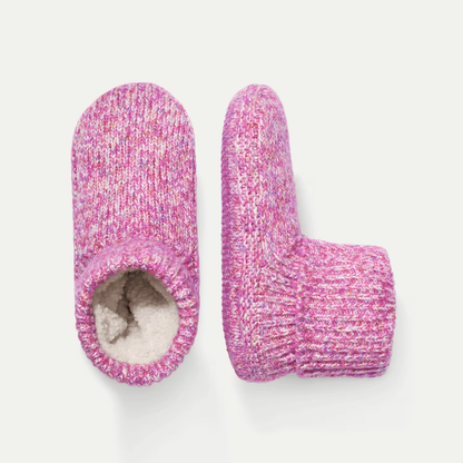 Women's Gripper Slipper Bootie - Sherpa-Lined