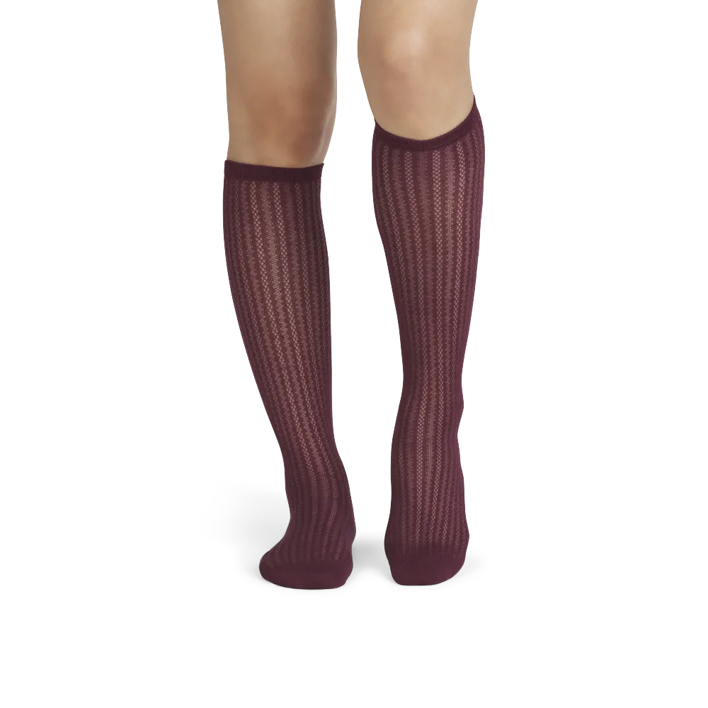 Women's Pointelle Knee High Sock 3-Pack